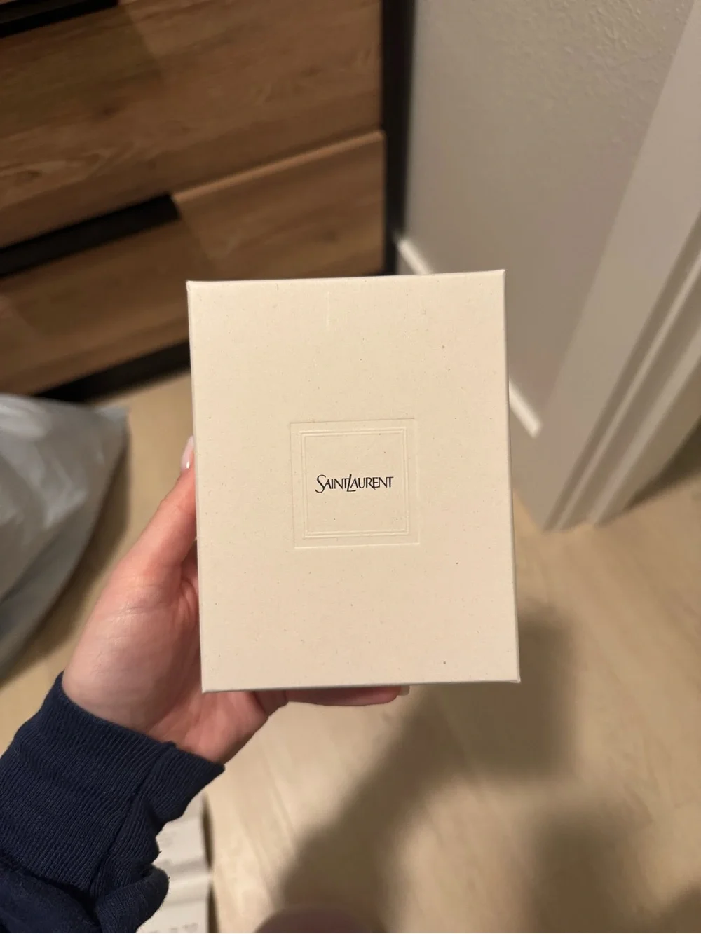 Saint Laurent Black Card Case with YSL Logo